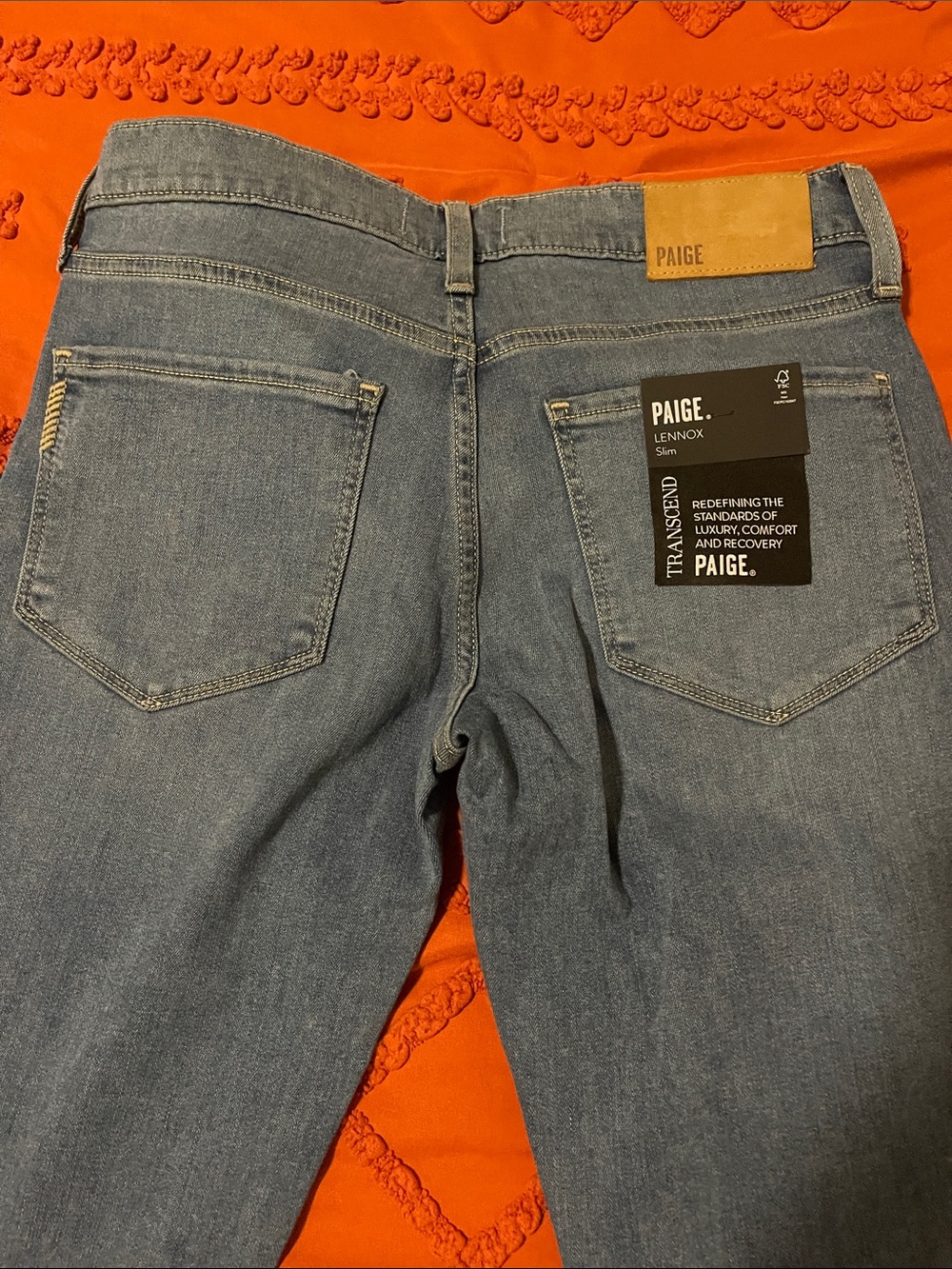 PAIGE Lennox Transcend Slim Jean 28 NWT